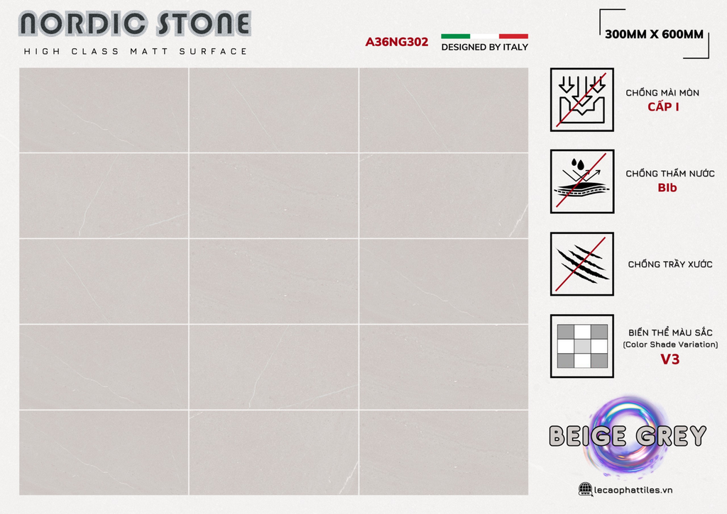 Gạch ốp lát Apodio A36NG302 (Matt)