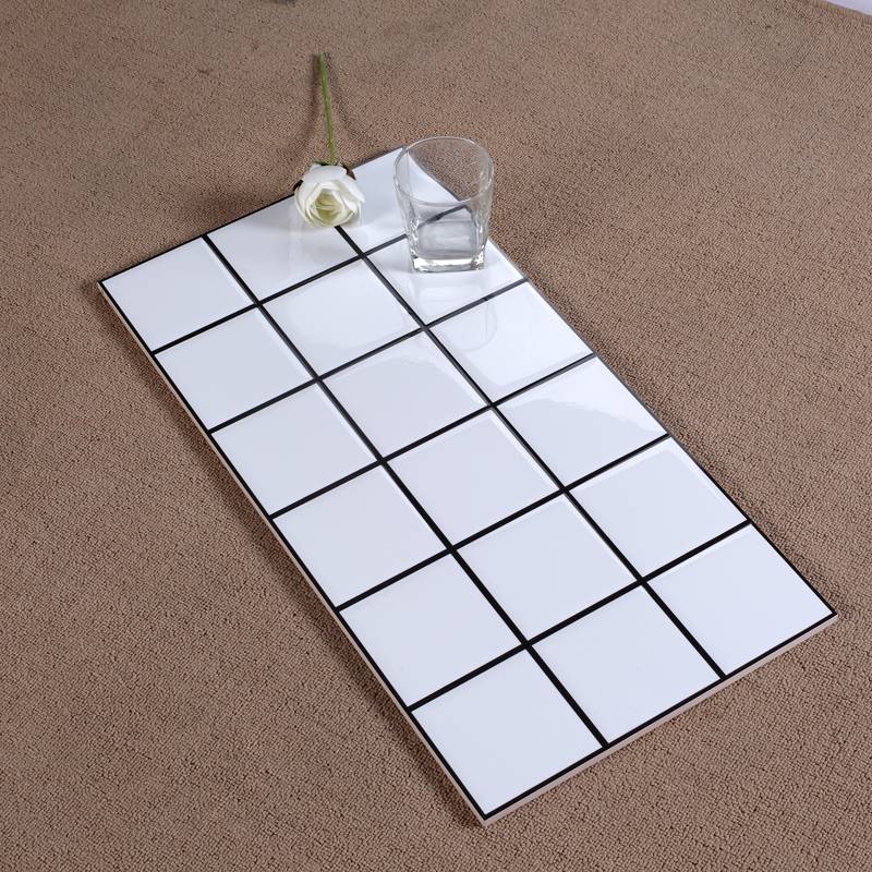 Gạch ốp bếp, gạch ốp phòng tắm 300x600mm men trắng bóng