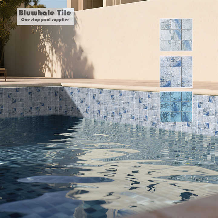 Gạch MOSAIC Hồ Bơi Sứ Đá Cẩm Thạch Đá Tự Nhiên Ngoại Thư