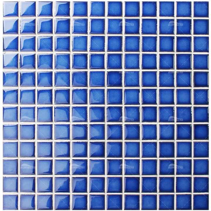 Gạch men sứ xanh lam 1 inch cao cấp