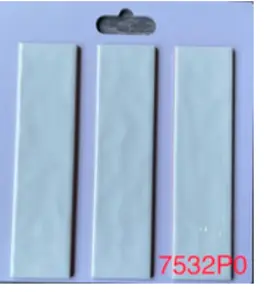 Gạch Thẻ 75x300mm Lượn Mặt Men Bóng Loang M7532P0