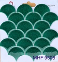 Gạch Mosaic vảy cá xanh rạn MHF9508