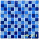 Gạch Mosaic thủy tinh 25x25mm MH 2518 (MS25010)