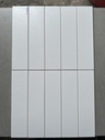 Gạch thẻ Việt Nam  KT 75*300 mờ xám nhạt loại 1 mã  0289-0