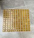 Gạch Mosaic Gốm Men Rạn 2 Lớp màu vàng KT 25* 25MM MHG 2537