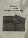 Gạch thẻ đen men bóng KT 75x230mm (1h/0.97m/56v/17.5kg) mã LAN752308G
