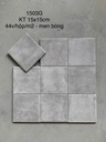 Gạch thẻ xám men bóng KT 150x150mm (1h/1m/44v/17.5kg) 1503G
