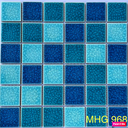 Gạch mosaic gốm rạn mix viên MHG 968 kt: 48x48mm