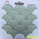 Gạch mosaic vảy cá xanh MHF05 