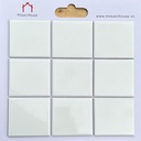 Gạch Mosaic 10x10 Men Bóng Màu Trắng