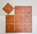 Gạch bông Trung Quốc, men mờ xương porcelain, KT 20x20, MHB202 (1 hộp/25 viên/1m2)