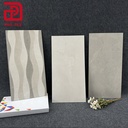 Gạch ốp tường men sứ giả đá màu nâu 300x600mm cho nhà tắm và nhà bếp