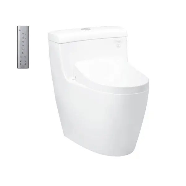 Bồn cầu một khối MS636CDRW12 (Nắp rửa điện tử WASHLET dòng S7) MS636CDRW12XW