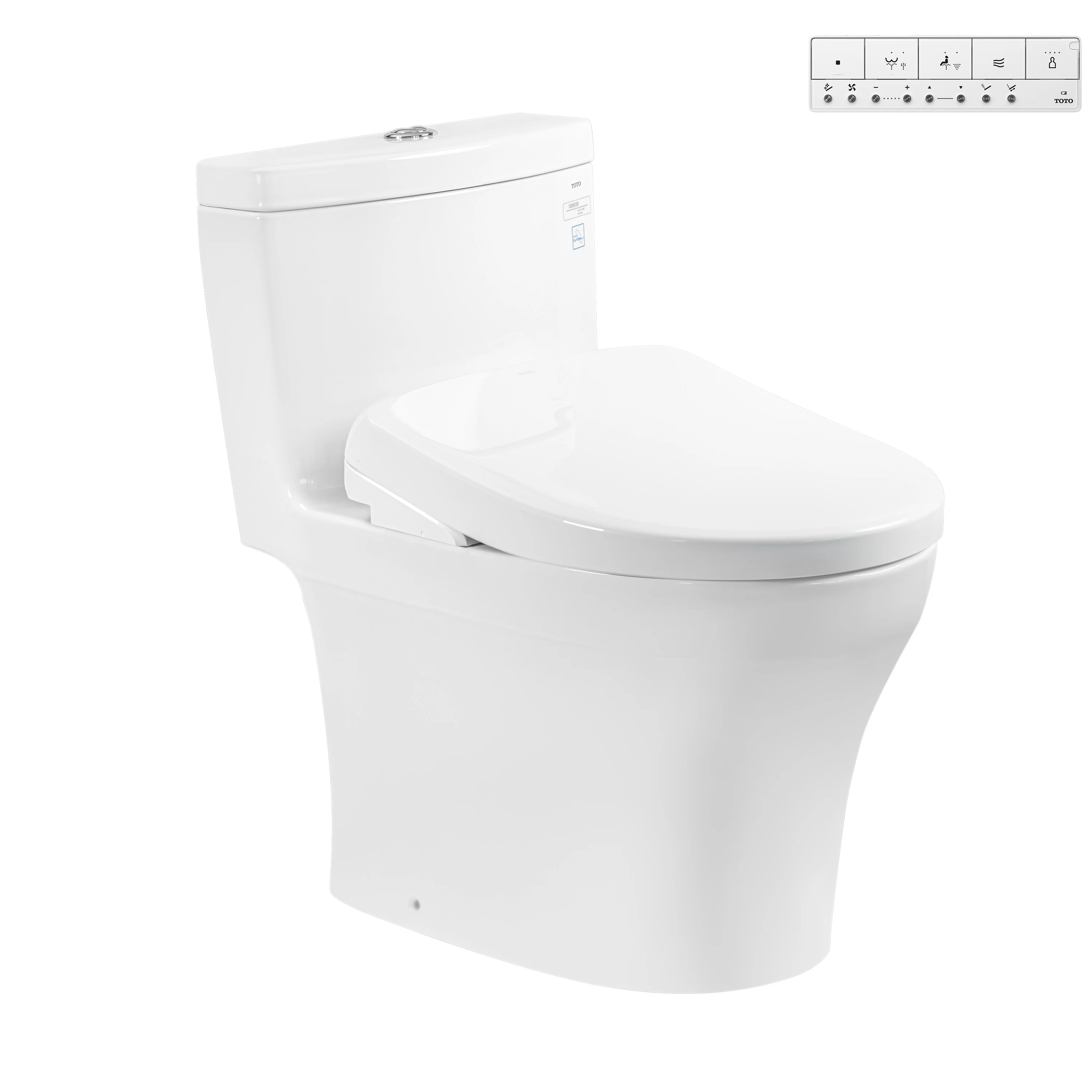 Bàn cầu 1 khối kèm nắp rửa điện tử WASHLET dòng S7 – TCF47360GAA MS889CDRW23#XW