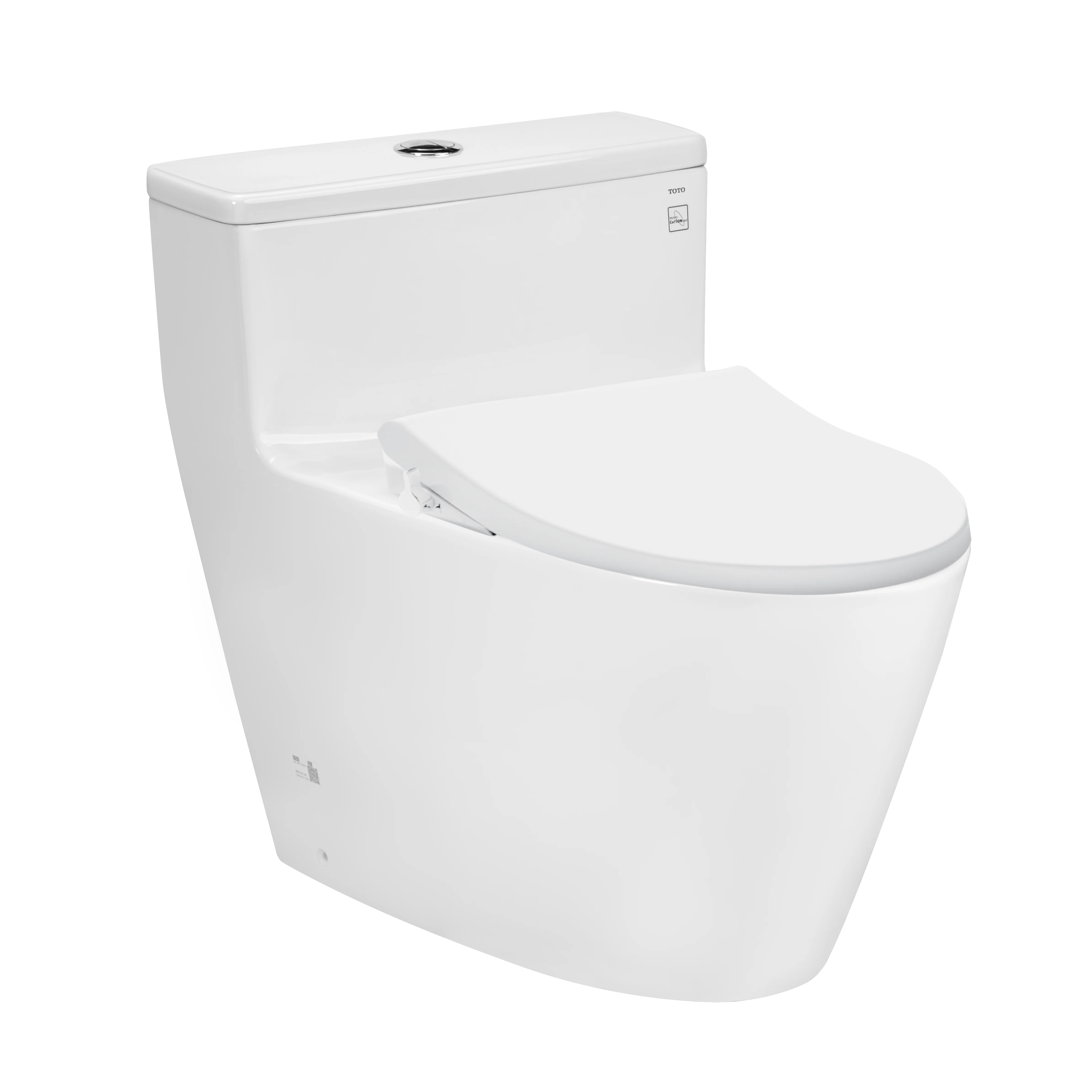 Bàn cầu 1 khối kèm nắp rửa cơ ECOWASHER TCW1211A MS625DE4XW