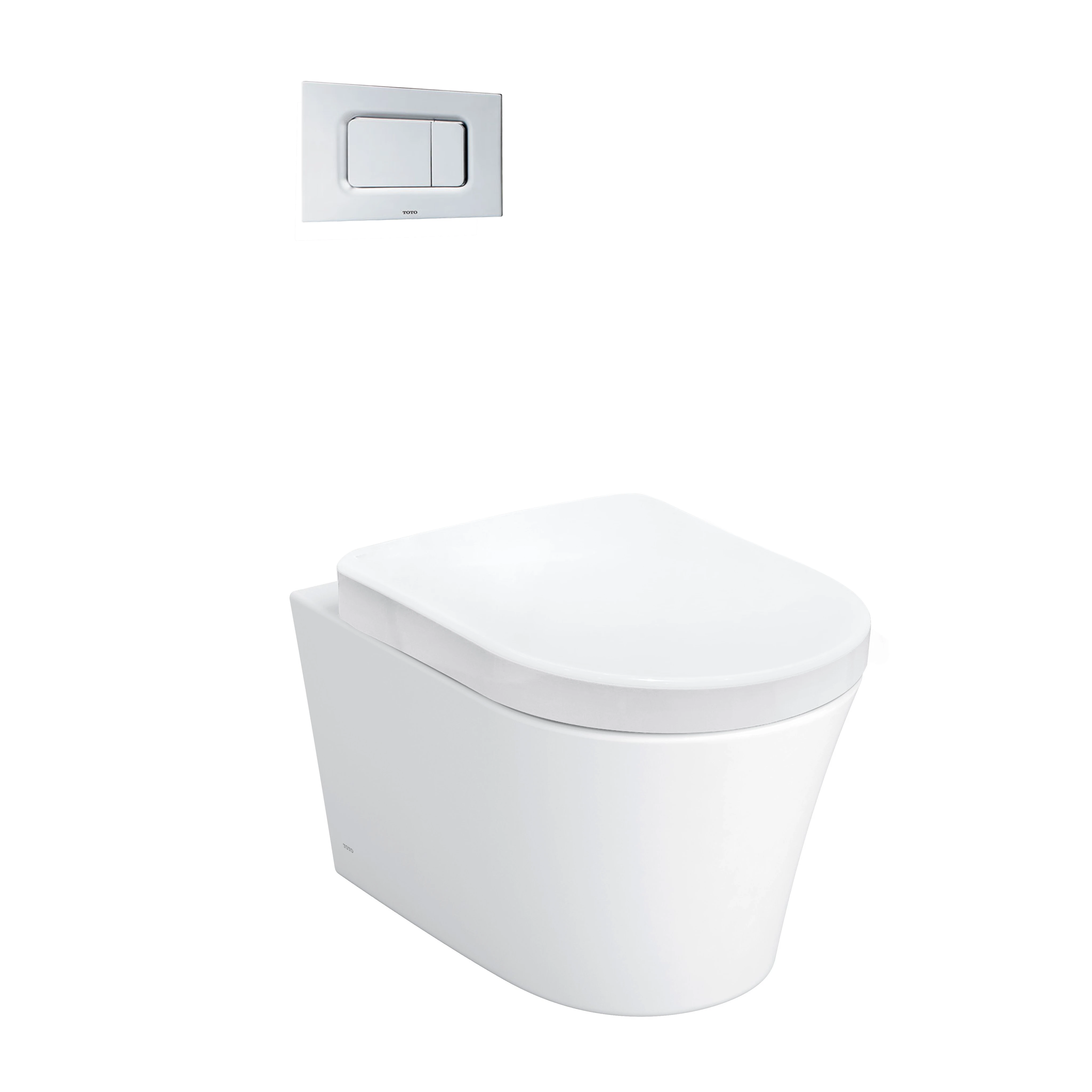 Bàn cầu treo tường kèm nắp đóng êm CW553_TC384CVK_WH172A_MB170P