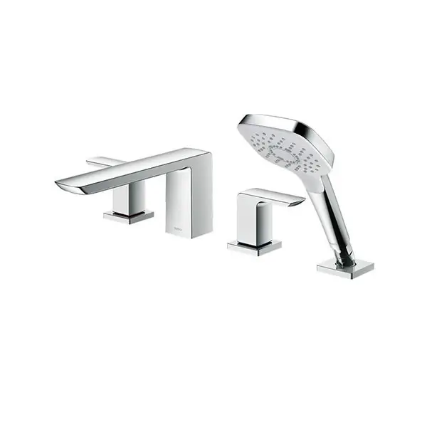 Vòi sen xả bồn tắm kèm sen tắm GR (4 lỗ) TBG02202BB