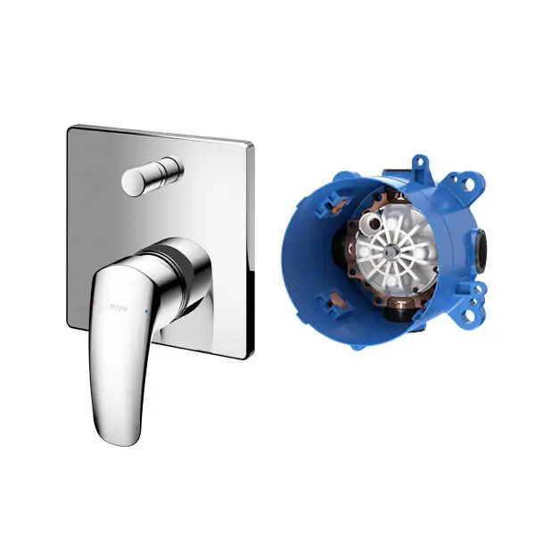 Van gật gù điều chỉnh nóng lạnh GM kèm nút chuyển hướng và phụ kiện âm tường TBG09304VA_TBN01001B