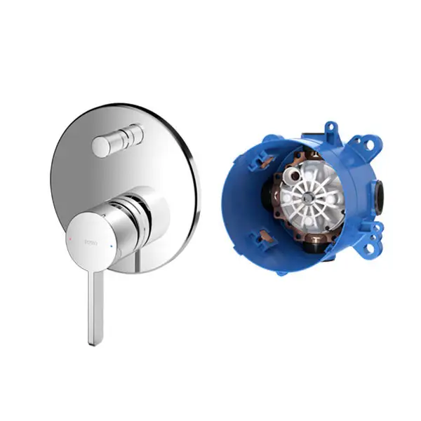 Van gật gù điều chỉnh nóng lạnh GF kèm phụ kiện âm tường TBG11303V_TBN01001B