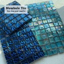 Gạch khảm thủy tinh hồ bơi phòng xông hơi nhà cung cấp một cửa Bluwhale